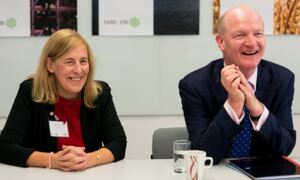 Janet Thornton and David Willetts
