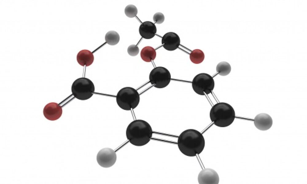 Aspirine molecule
