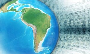 Map of Latin America and DNA data

