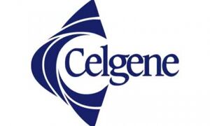Celgene logo on white background
