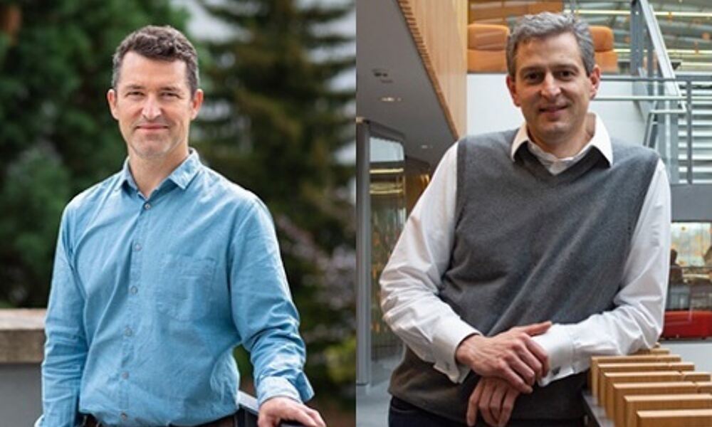 Portrait of Alexander Aulehla (left) and Paul Flicek (right)
