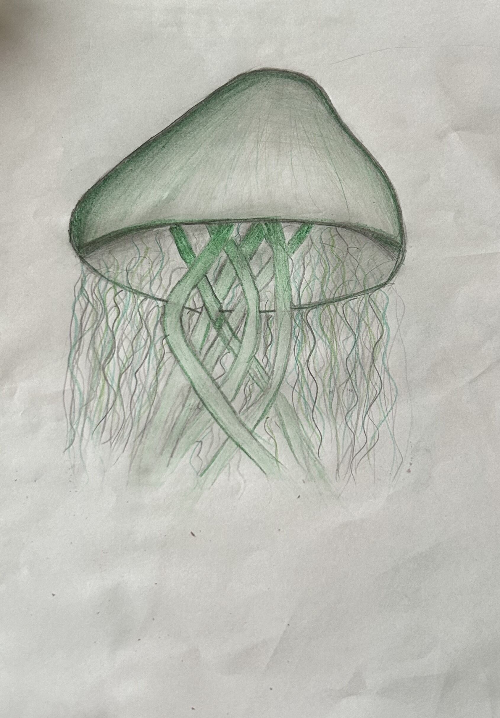 Green Fluorescent Jellyfish by Nia Lena A.