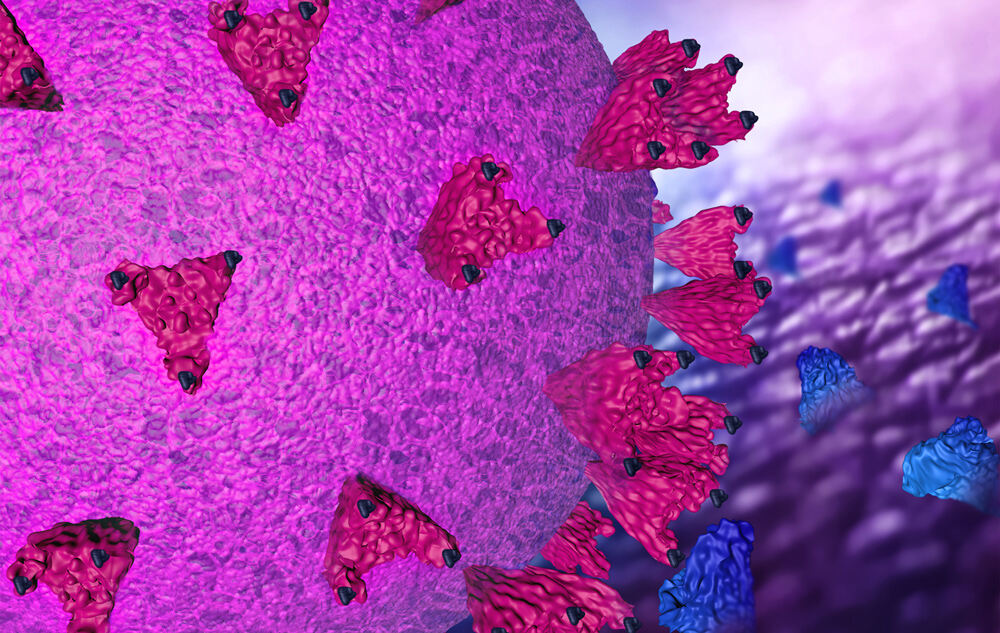 SARS CoV-2 virus artistic render